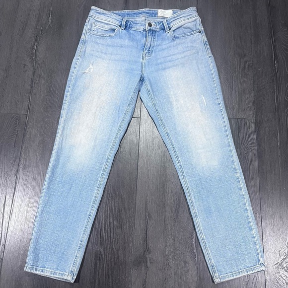 Cosmic Blue Love‎ Jeans Womens Size 32 Blue Light Wash Denim 30x28 Blue Stretch - Picture 2 of 8